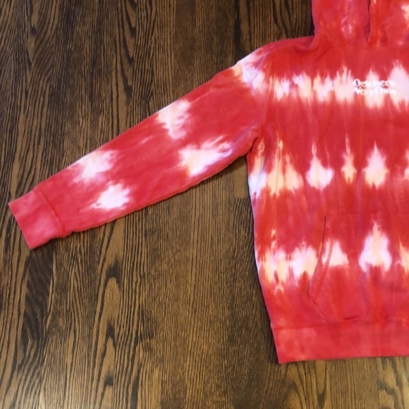 RED Tie Dye OVO Hoodie - Picture 5 of 8